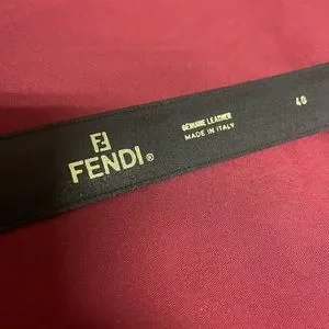 Vintage Fendi Zucca pattern with logo gold FF belt Fendi | Accessories | Vintage Fendi Zucca Pattern With Logo  main image 2